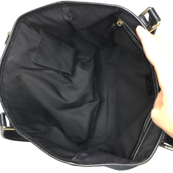 Authentic Gucci Sherry Line tote black monogram canvas - Picture 9 of 15